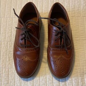 Classic Brown Leather boys Shoes
